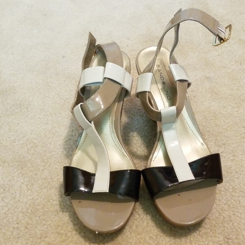 Gorgeous cork heeled wedges